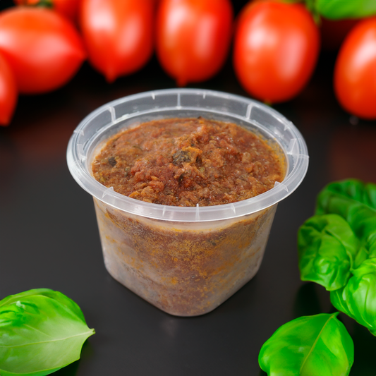 Salsa Tomate Albahaca, 500 grs